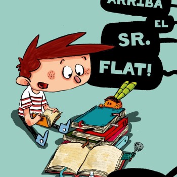 L´agus i els monstres, Arriba el Sr. Flat, Jaume Copons, Combel