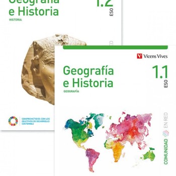 Geografía e Historia 1 ESO, comunidad en red, Vicens Vives