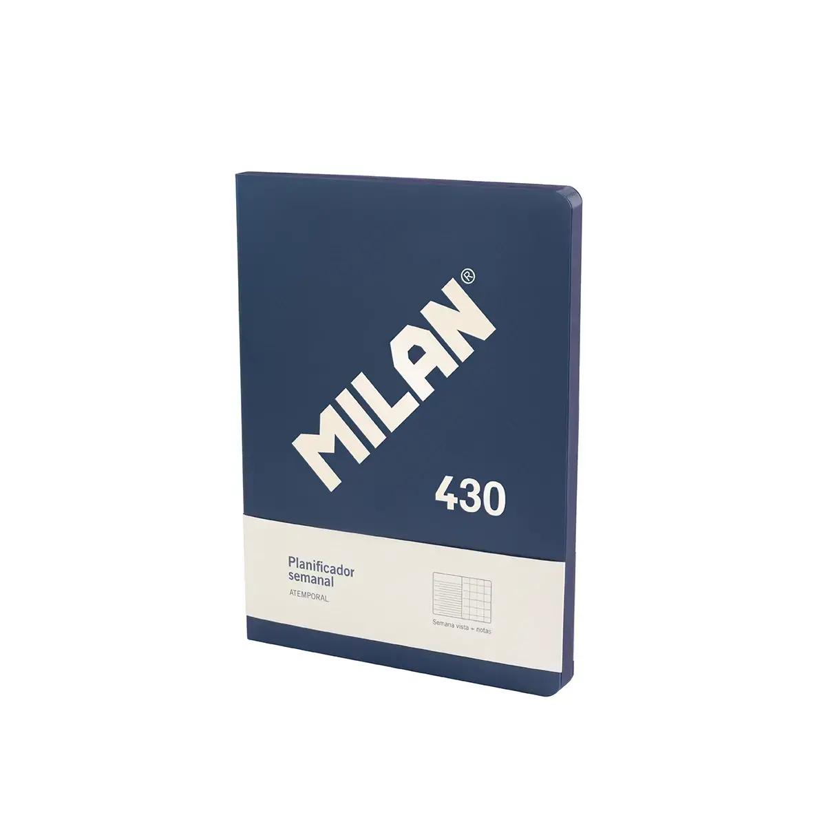 Planificador setmanal i mensual blau marí Milan serie 1918 579C1SNCB