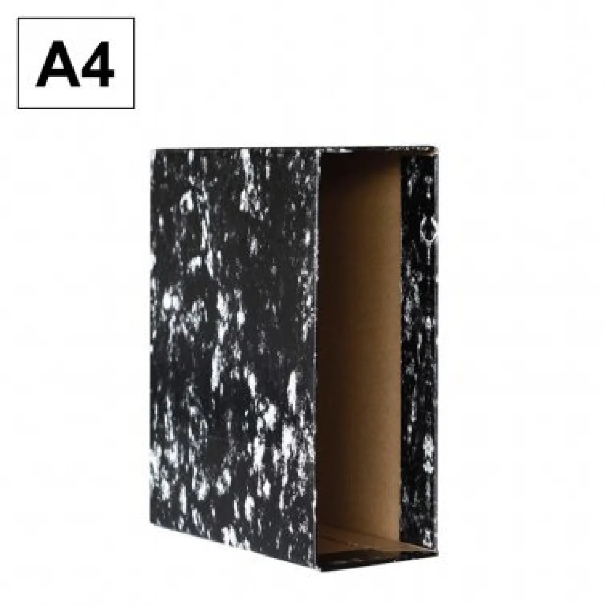 Caixa per arxivador palanca A4 negre jasp. Plus 180095
