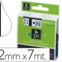 Cinta titoladora 12mmx7m Negre/Blanc Dymo 45013 S0720530