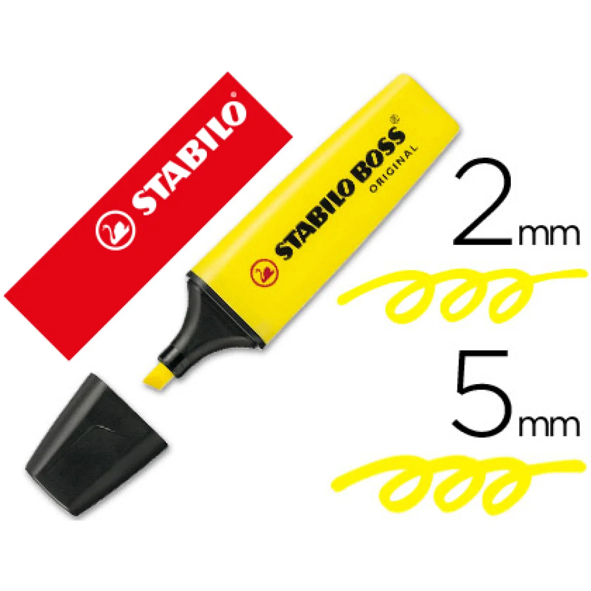 Fluorescent groc Stabilo Boss original