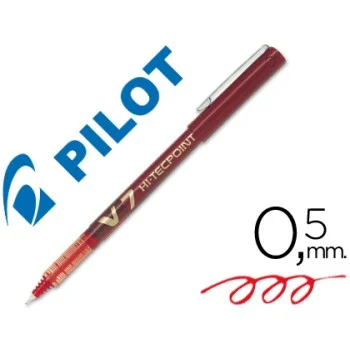 Retolador vermell 0,7 mm Pilot V7