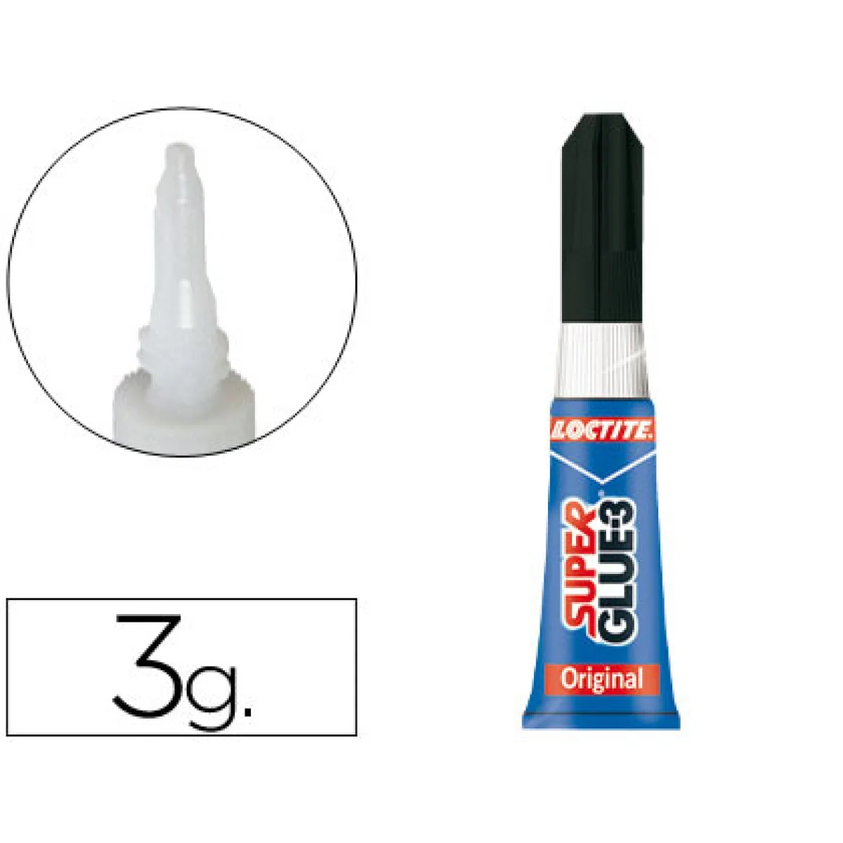 Cola universal instantània 3g Original Núm.1 Loctite