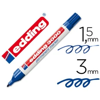 Retolador permanent blau Edding 3000