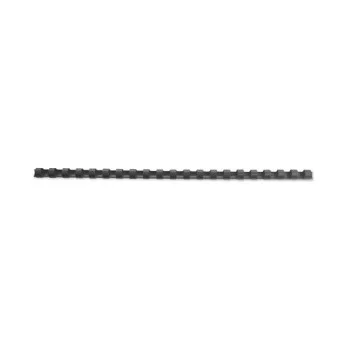 Canutillo 14 mm plàstic negre Fellowes - caixa 100-