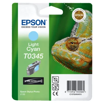Cartutx tinta original Epson T0345 cian clar