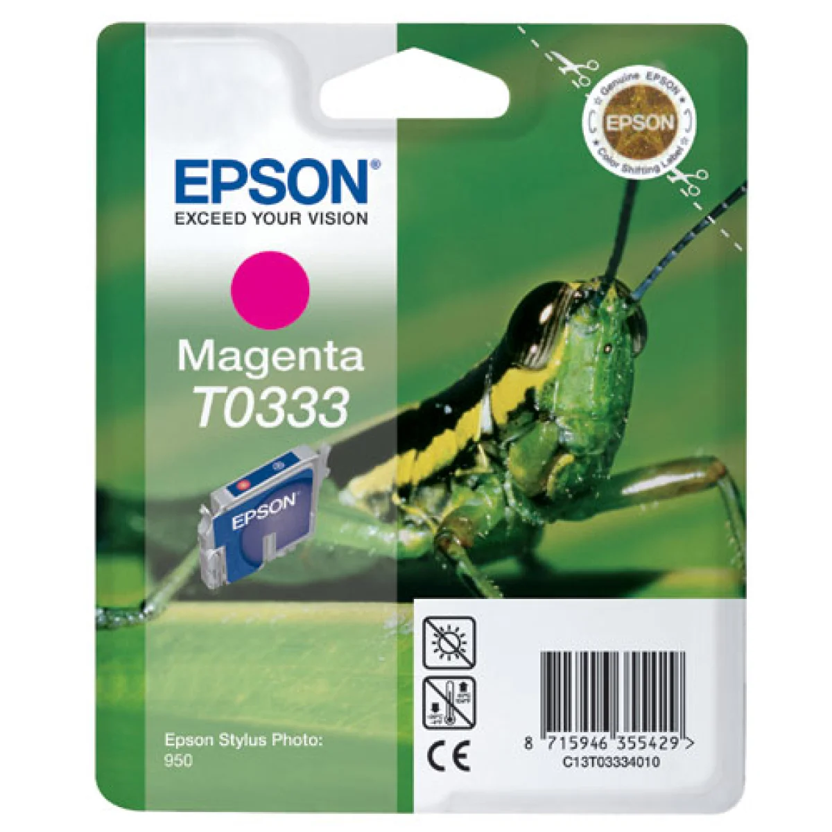 Cartutx tinta original Epson T0333 magenta