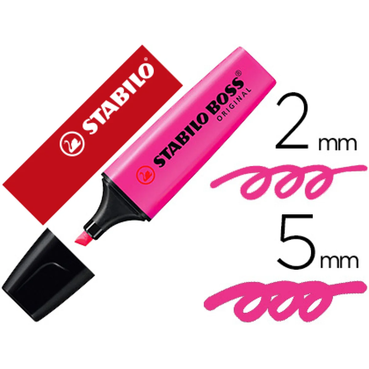 Fluorescent lila Stabilo Boss original