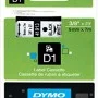 Cinta titoladora 9mmx7m Negre/Blanc Dymo 41913