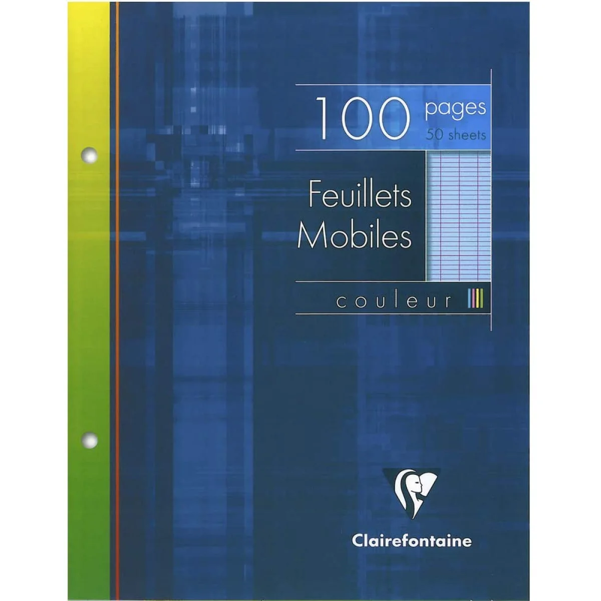 Fulls 17x22 seyes blau 90g Clairefontaine -p. 100-