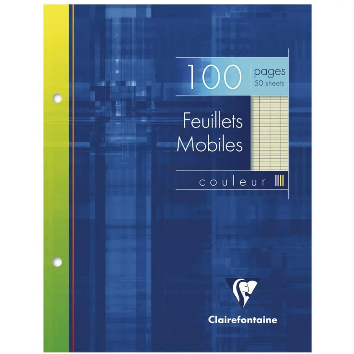 Fulls 17x22 seyes verd 90g Clairefontaine -p. 100-