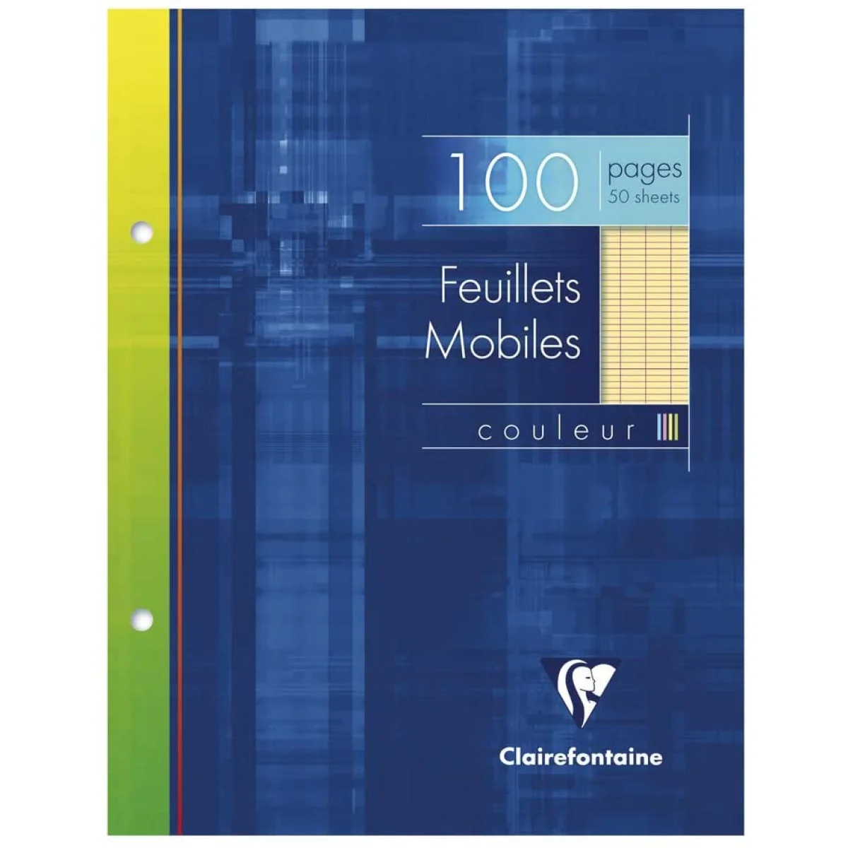 Fulls 17x22 seyes groc 90g Clairefontaine -p. 100-