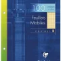 Fulls 17x22 seyes groc 90g Clairefontaine -p. 100-