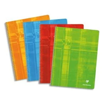 Llibreta espiral 50 fulls 90g seyes 24x32 Clairefontaine