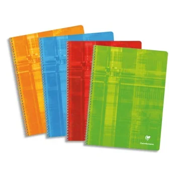 Llibreta espiral 90 fulls 90g seyes 24x32 Clairefontaine