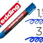 Retolador permanent blau plàstic Edding 300