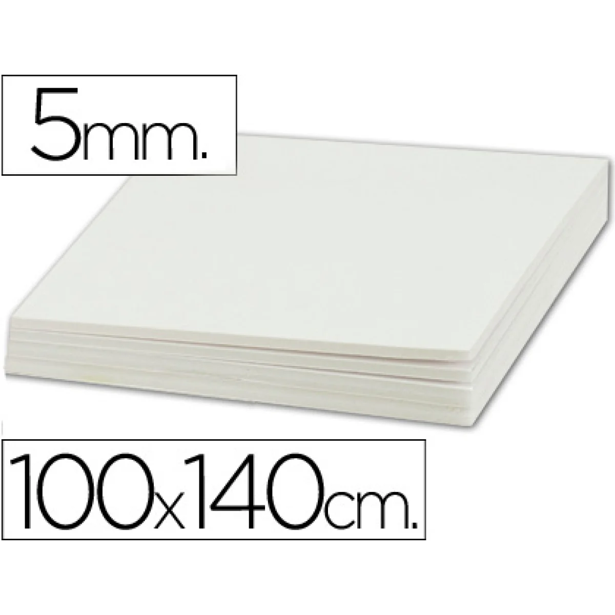 Cartró ploma 140x100 5mm classic blanc Canson