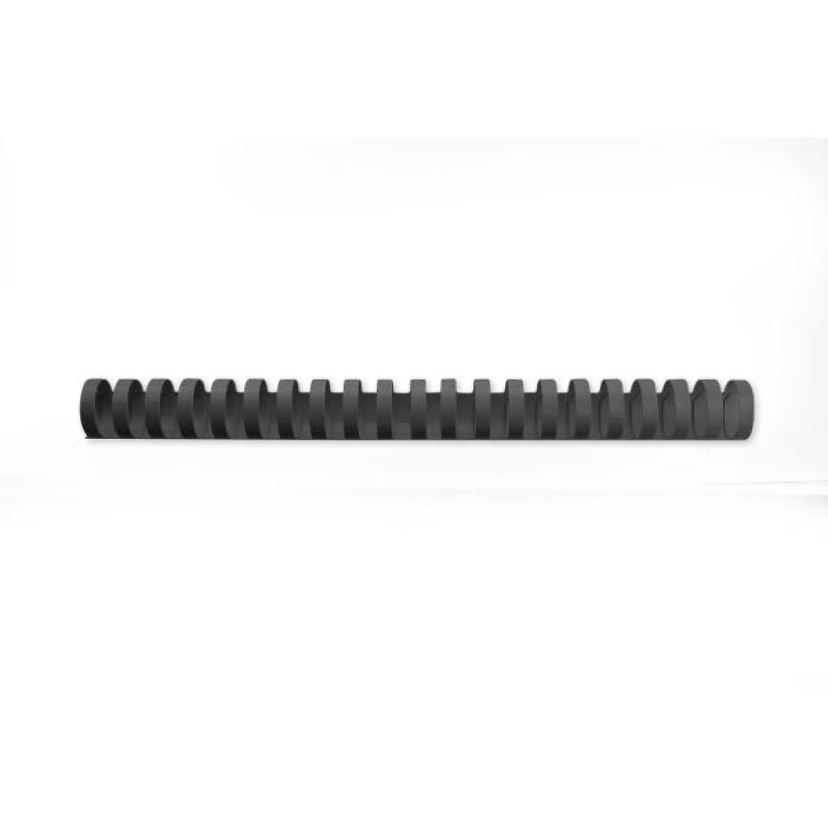 Canutillo 28 mm plàstic negre Fellowes -caixa 50-