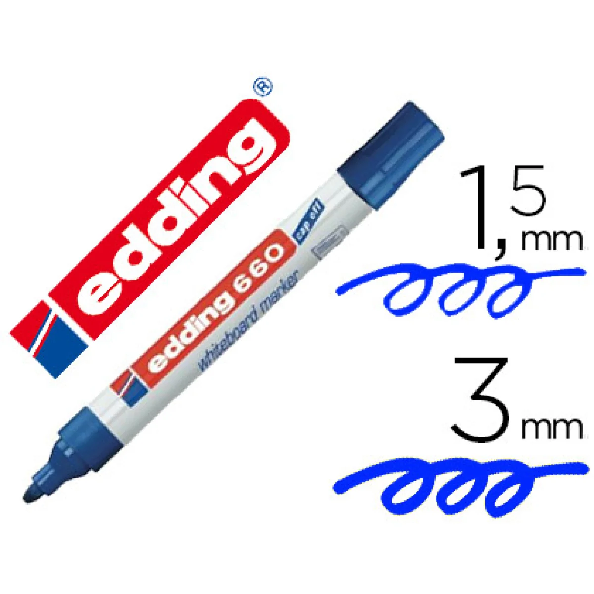 Retolador velleda blau Edding 660