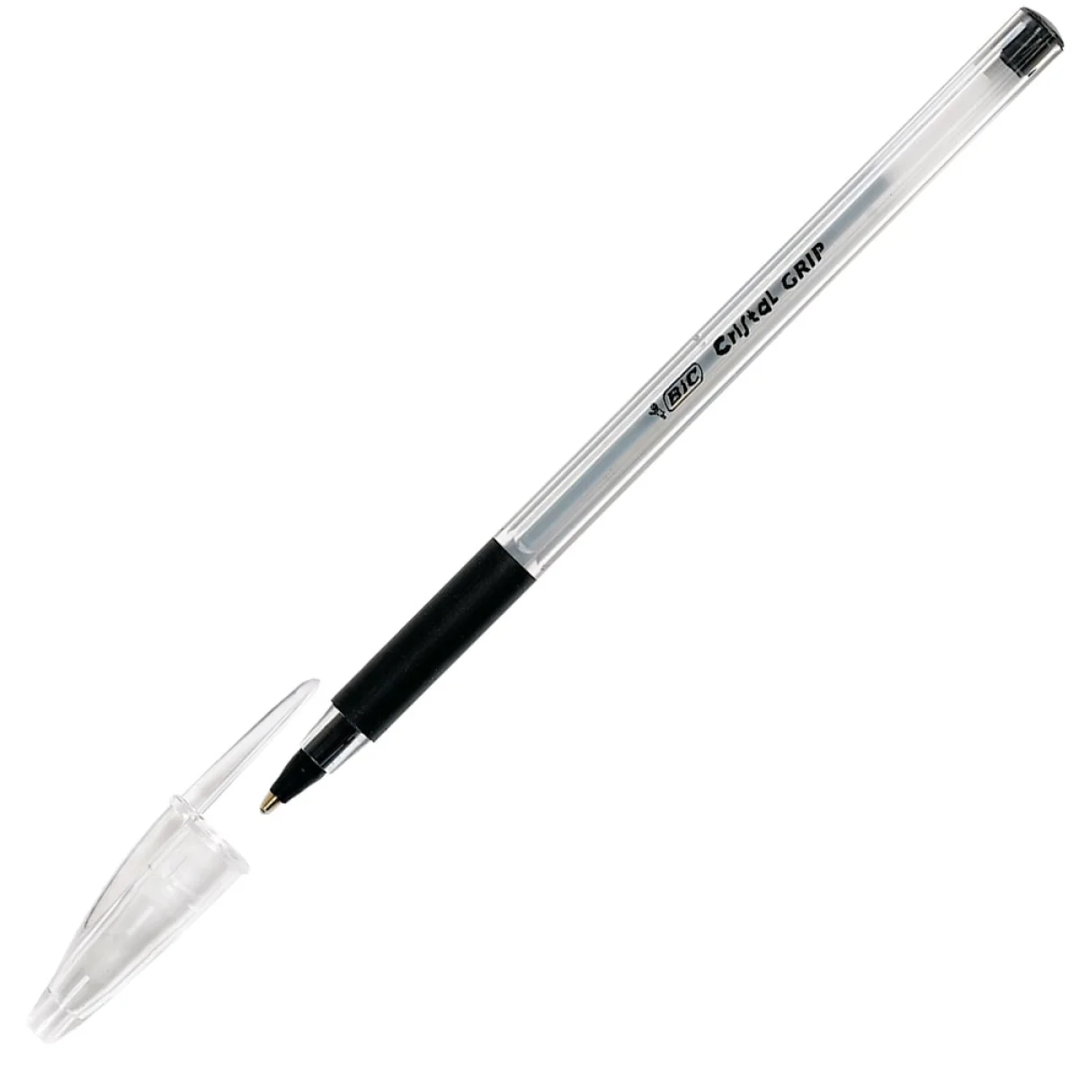 Boligraf cristal Grip color negre Bic