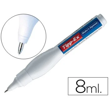 Corrector bolígraf 8ml punta metall Tipp-Ex Rapid