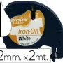 Cinta titoladora 12 mm x 2 m per roba Tag Dymo 18769