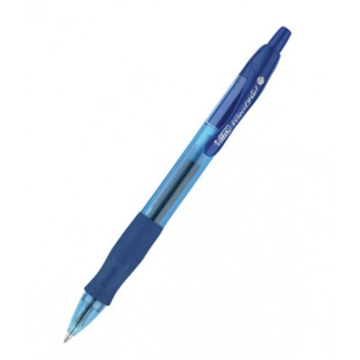 Boligraf tinta de gel retràctil blau Bic Velocity