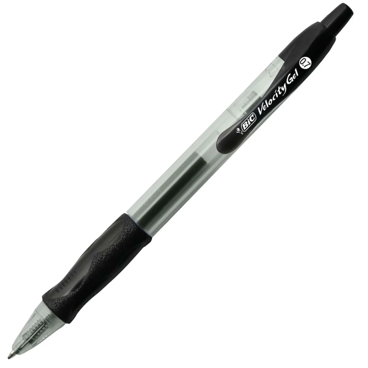 Boligraf tinta de gel retràctil negre Bic Velocity