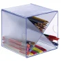 Arxiu cubo 15x15x15 divisor amb X blau Archivo 2000 Archicubo