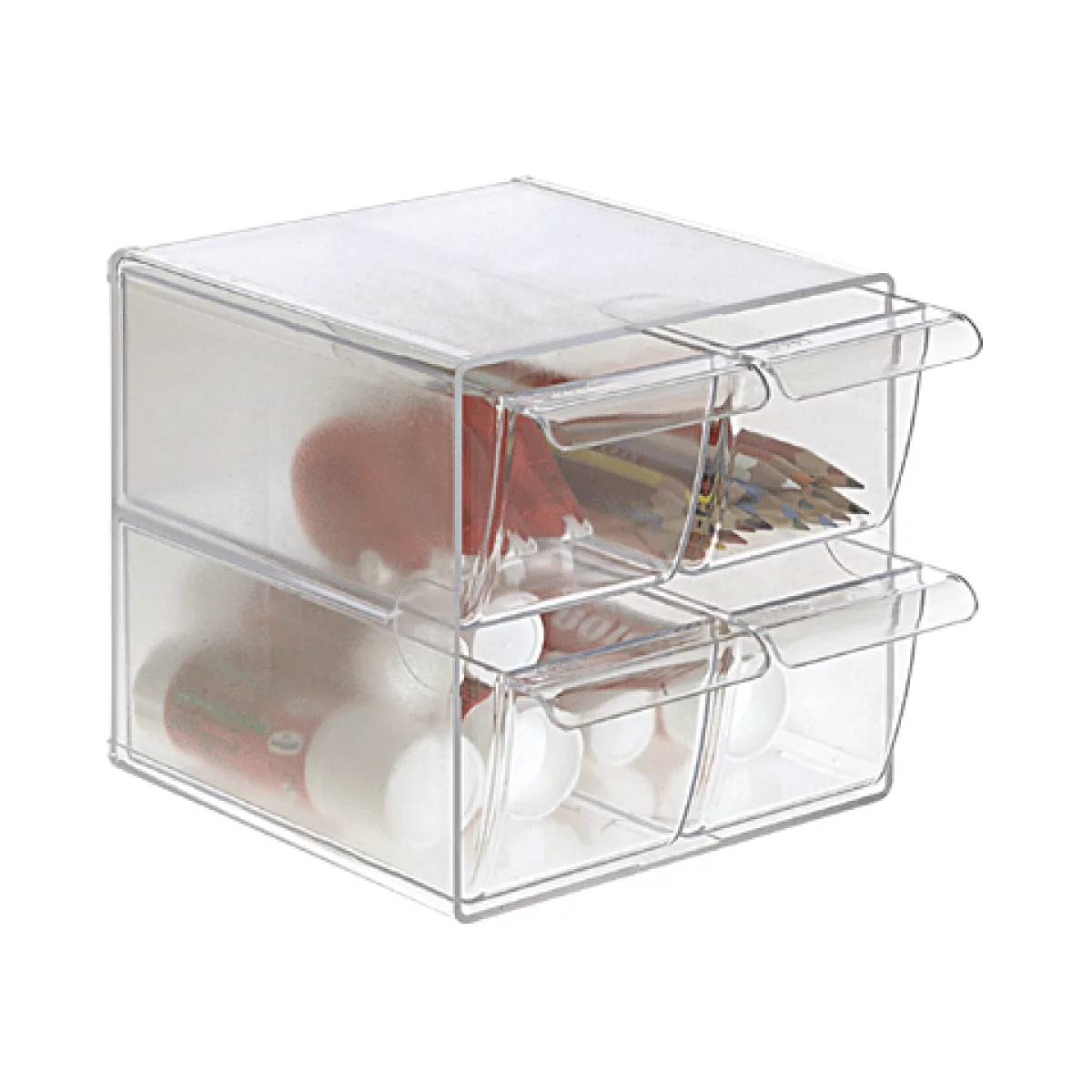 Arxiu cubo 15x15x15 4 calaixos cristal Archivo 2000 Archicubo