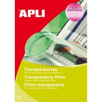 Transparencia ink A4 Apli 01230 -c 50-