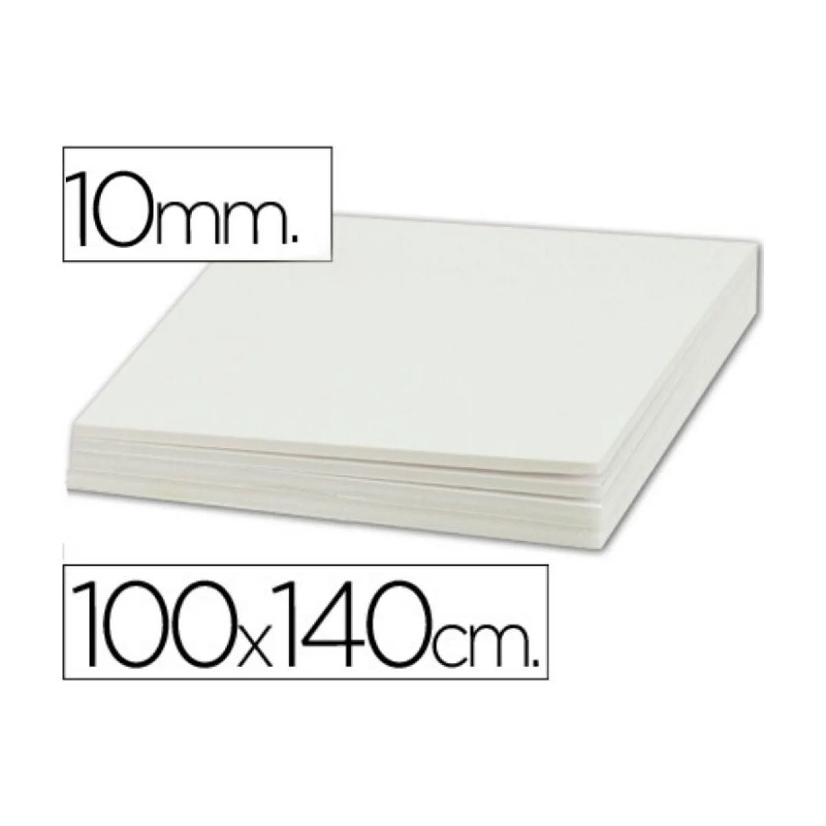 Cartró ploma 140x100 10mm classic blanc Canson