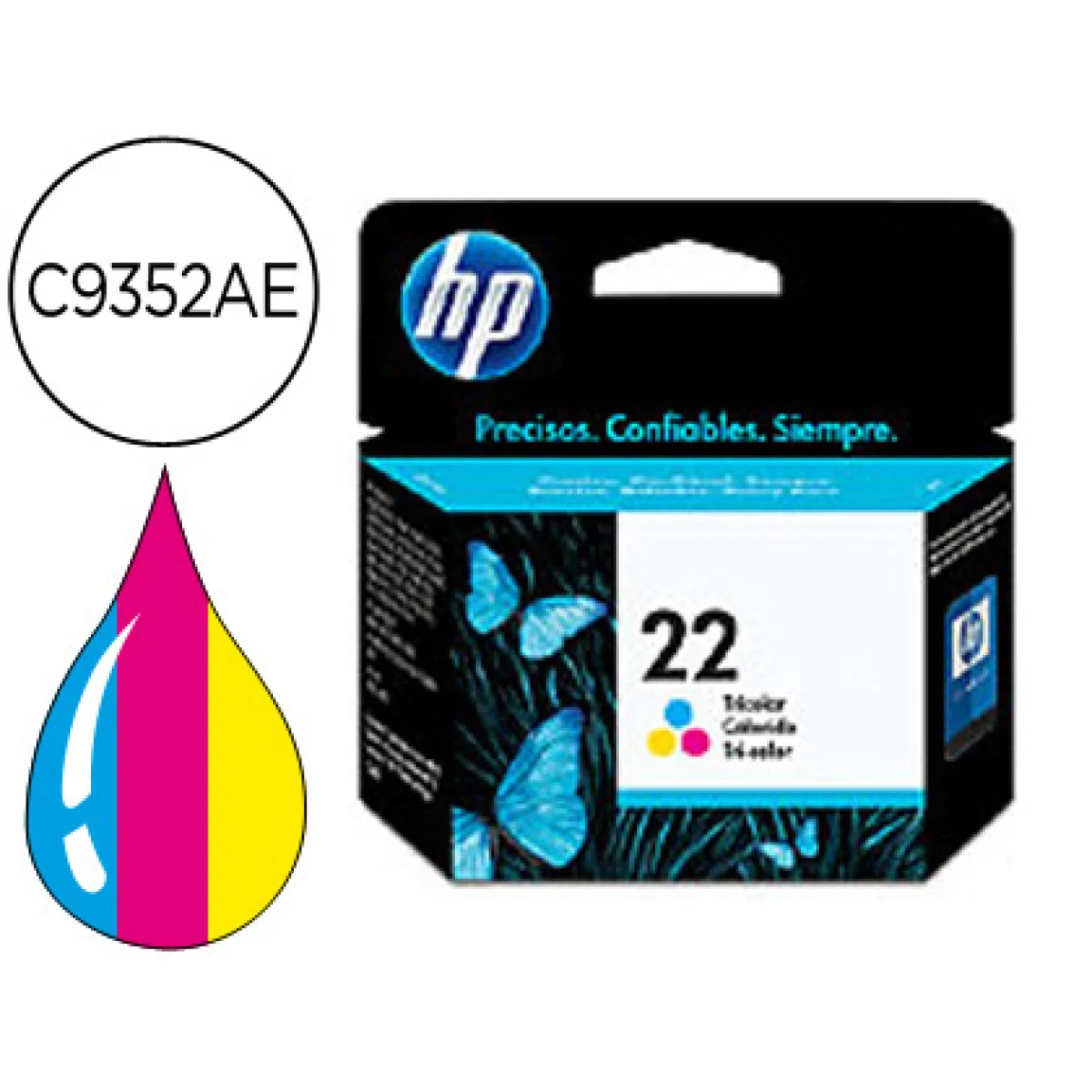 Cartutx tinta original HP 22 C9352AE tricolor