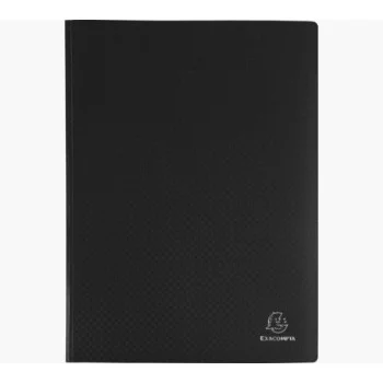 Carpeta 50 fundes fixes A4 negre Exacompta