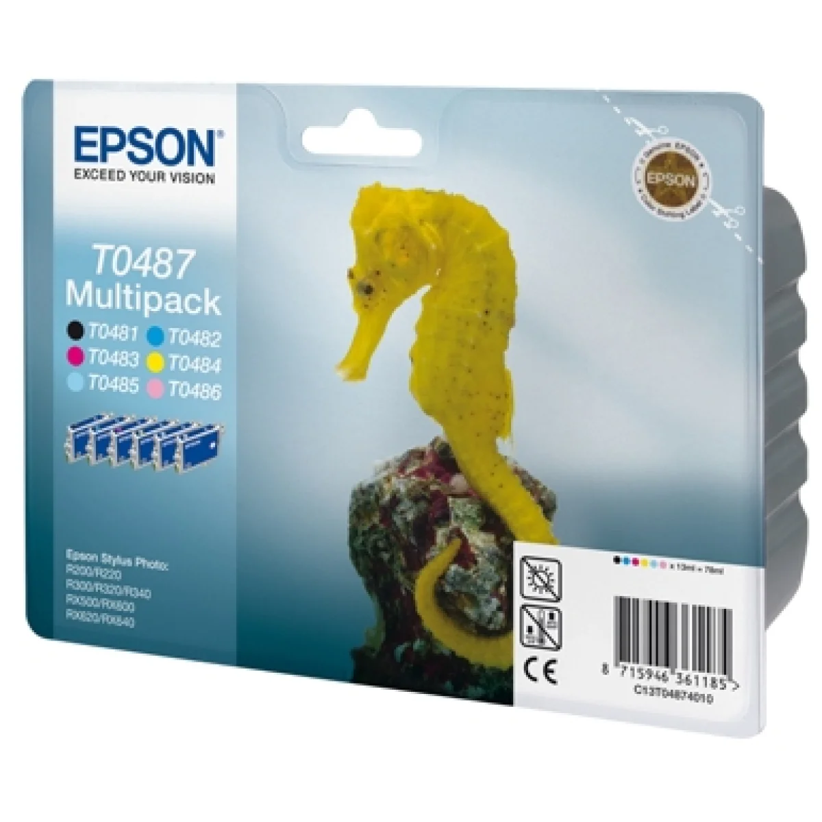 Cartutx tinta original Epson T0487 -multipack-