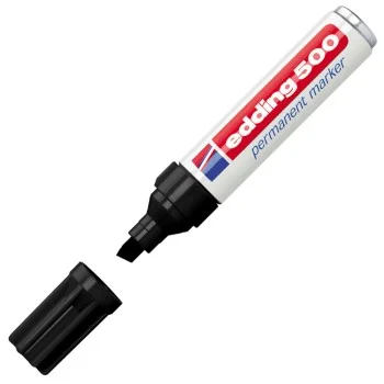 Retolador permanent negre 2-7mm Edding 500