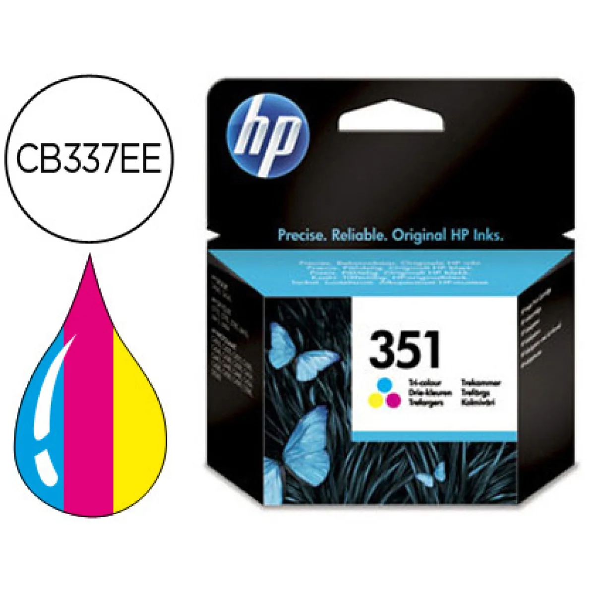 Cartutx tinta original HP 351 CB337EE tricolor