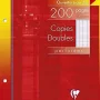 Fulls 17x22 doble seyes blanc 90g Clairefontaine -p. 100-
