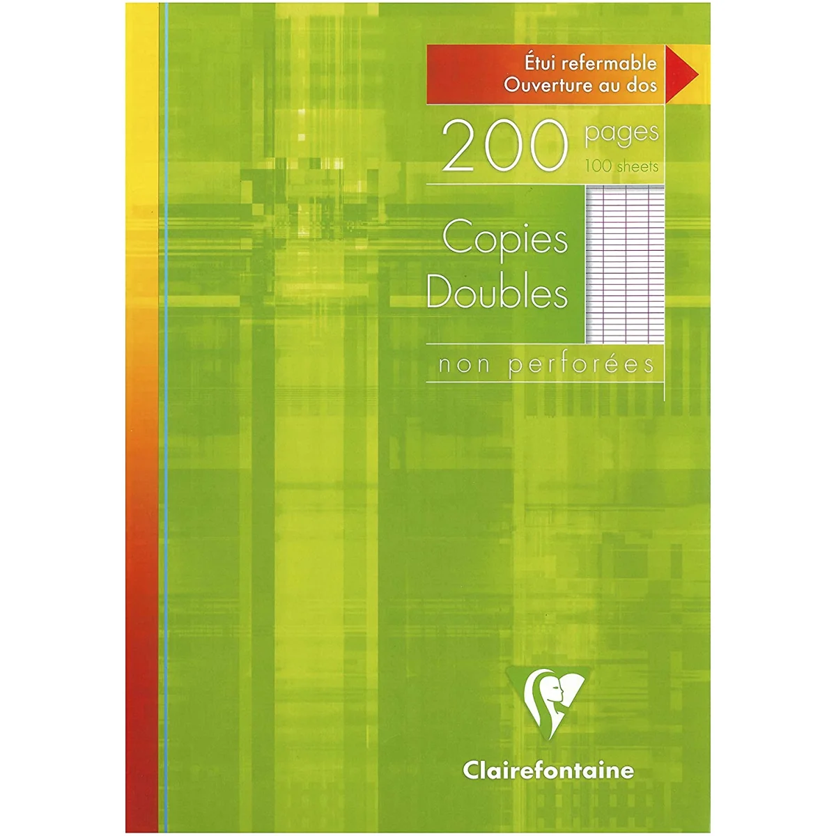 Fulls A4 doble seyes blanc 90g no perforats Clairefontaine -p. 100-