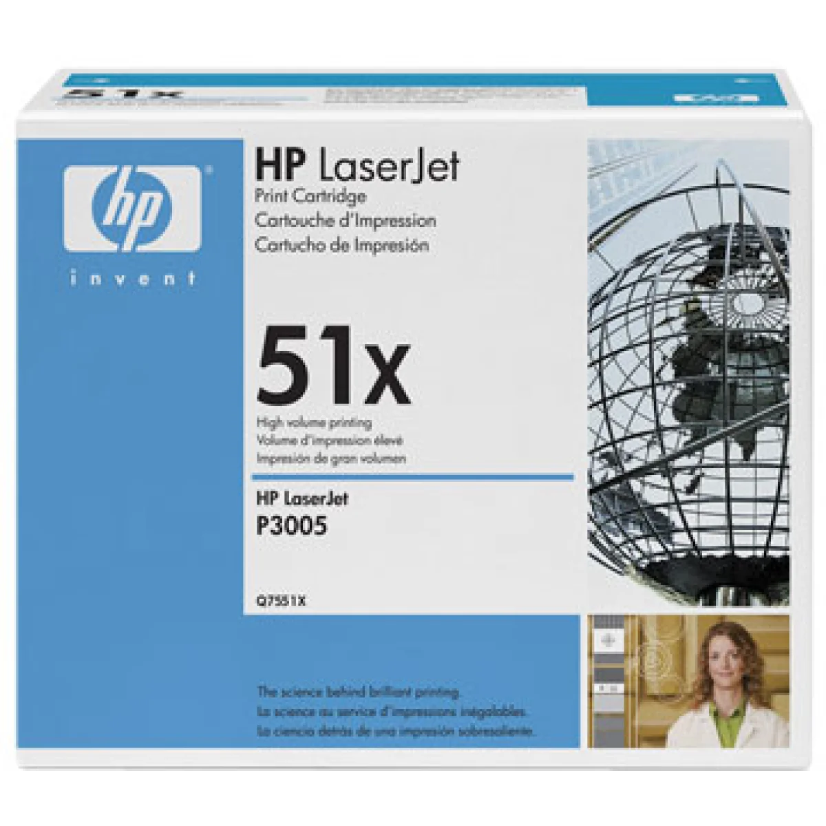 Toner original HP 51X Q7551X negre