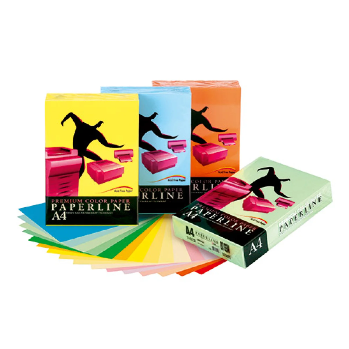 Paper Din A4 80g color Red Fabrisa 513A