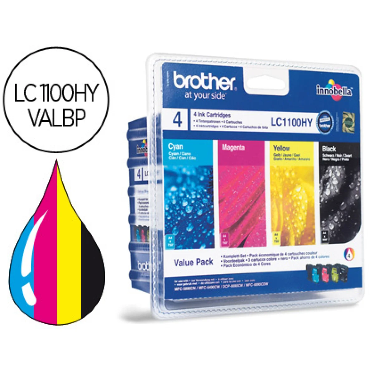 Cartutx tinta original Brother LC-1100HY 4 colors