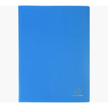 Carpeta 80 fundes fixes A4 blau Exacompta