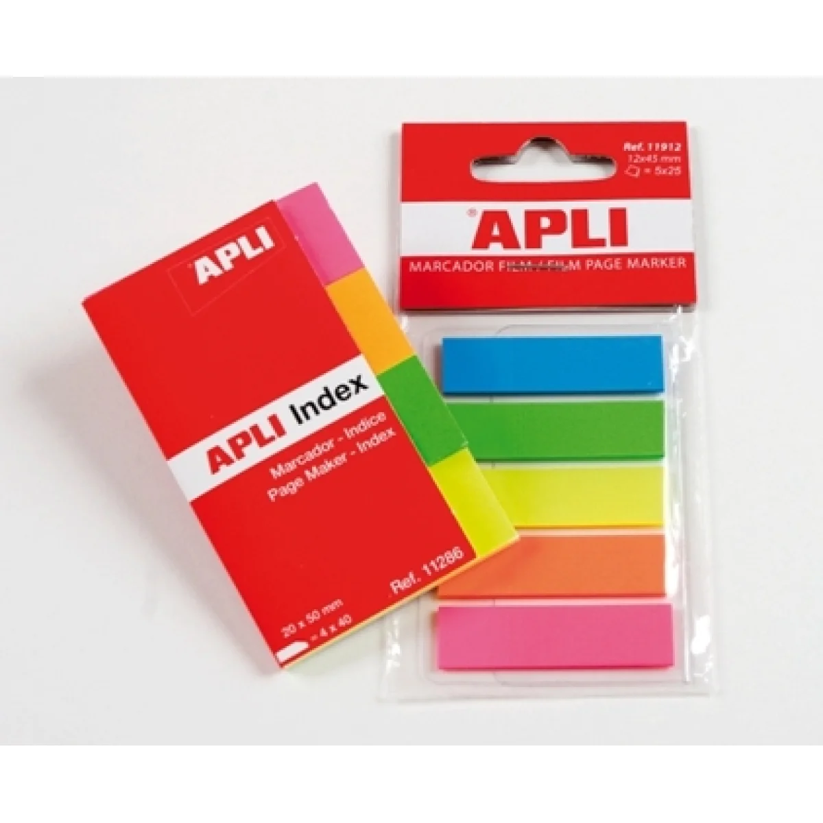 Banderetes separ 4 colors 50x20mm Apli 11286