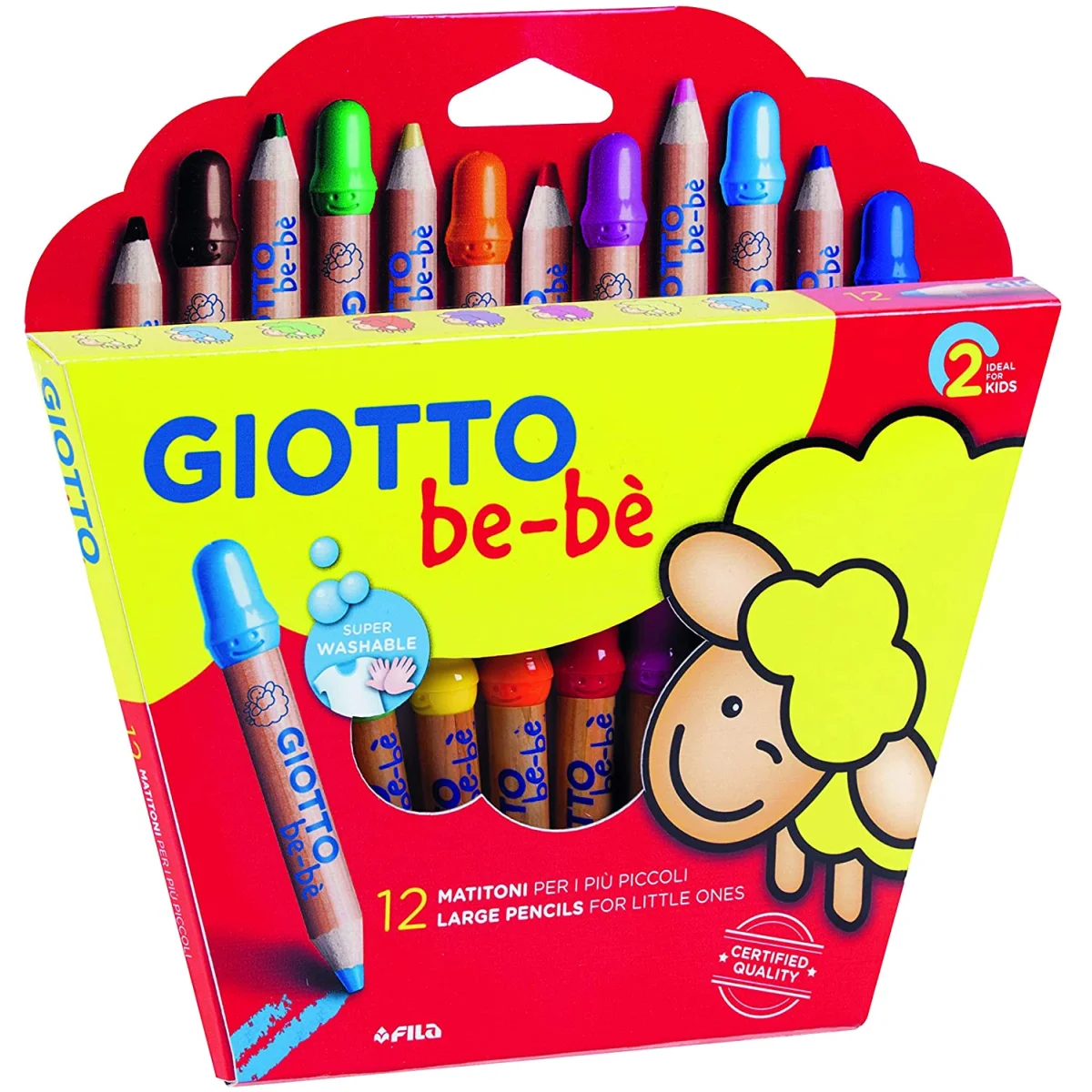 Llapis de colors Giotto be-bè -estoig 12-