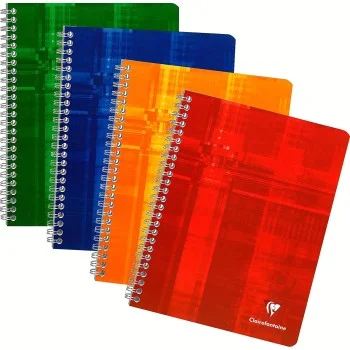 Llibreta espiral 50 fulls 90g 5x5 17x22 Clairefontaine