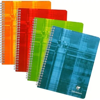 Llibreta espiral 50 fulls 90g 5x5 24x32 Clairefontaine