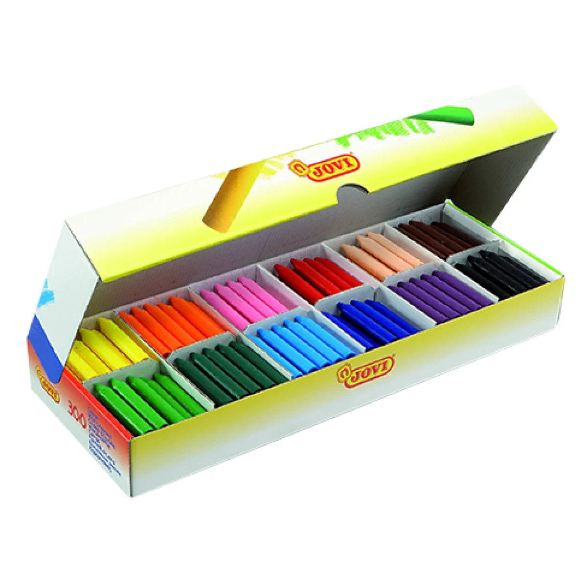 Llapis de cera 12 colors 300 unit Jovi 989