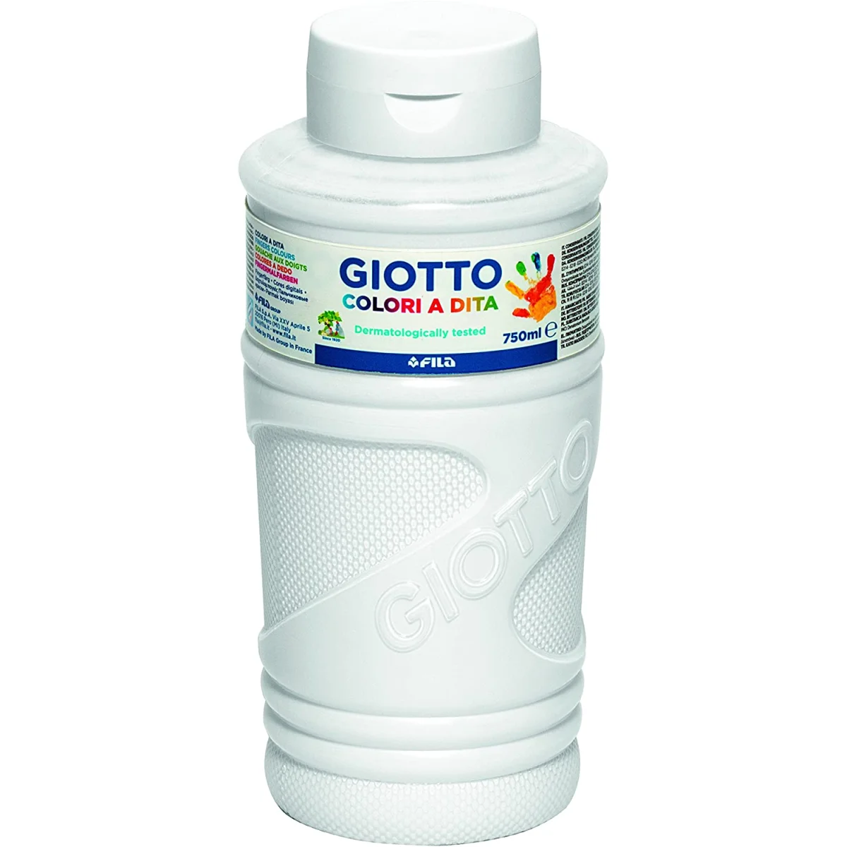 Pintura per dits blanca 750ml Giotto